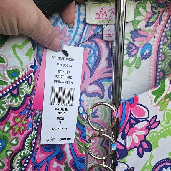 IVY ROAD paisley flowy dress new w tags small msrp $68 - Picture 9 of 13